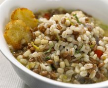 Каша перловая с луком