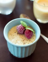 Малиновый мусс с манной крупой