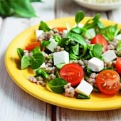 Салат из проростков зелёной гречки «Алтайская сказка»"