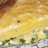 Кукурузная запеканка с сыром и зеленью от ТМ «Алтайская сказка»
