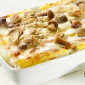 Макаронник с сушеными грибами